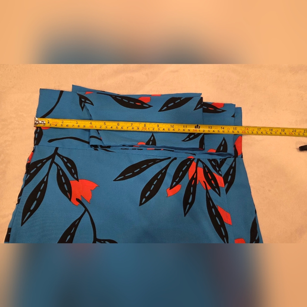 VICI Floral Blue Maxi Wrap Skirt Size S. - Picture 11 of 14
